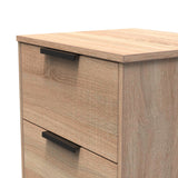 Nashville 3 Drawer Bedside Cabinet