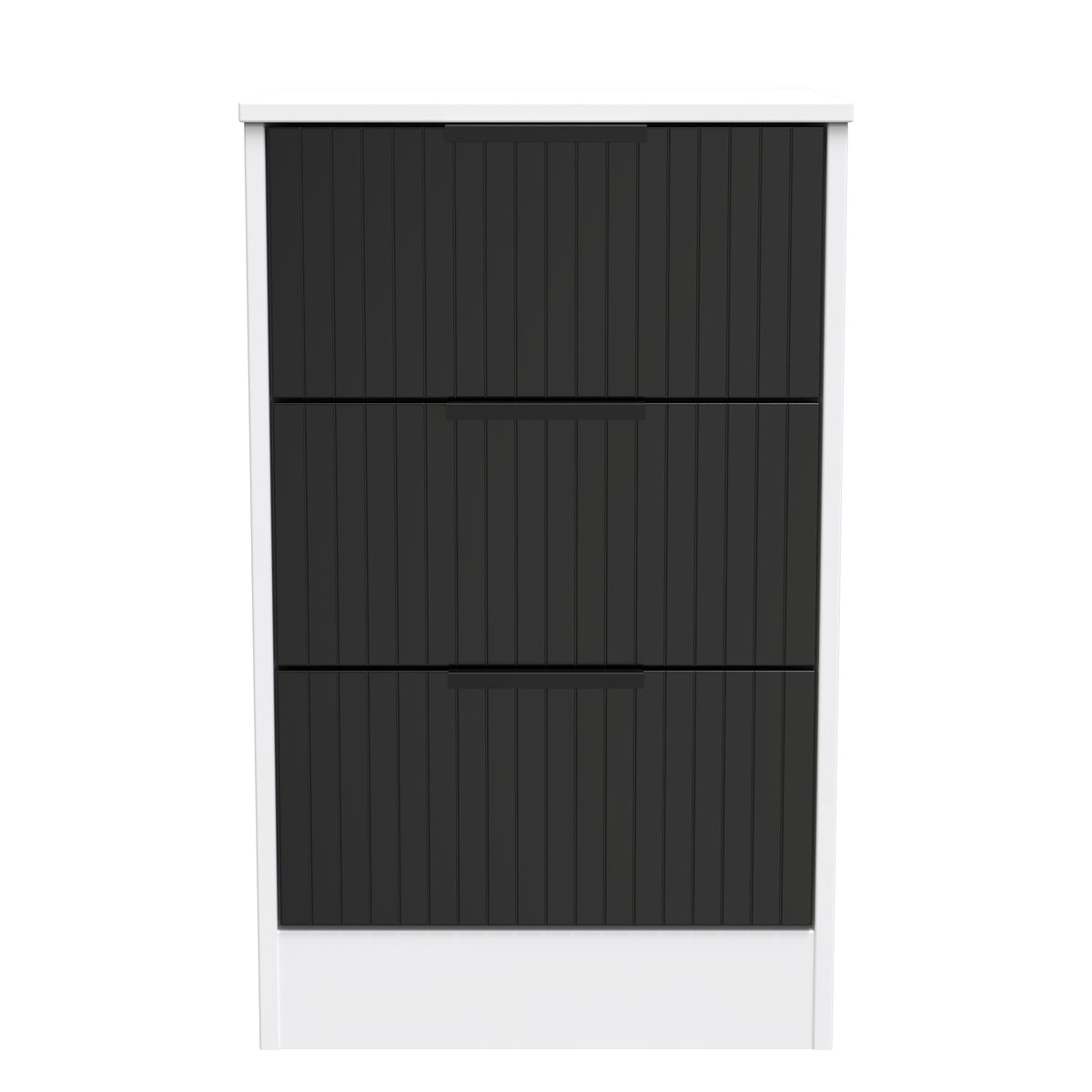 Nashville 3 Drawer Bedside Cabinet