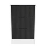 Nashville 3 Drawer Bedside Cabinet