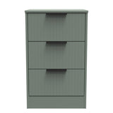 Nashville 3 Drawer Bedside Cabinet