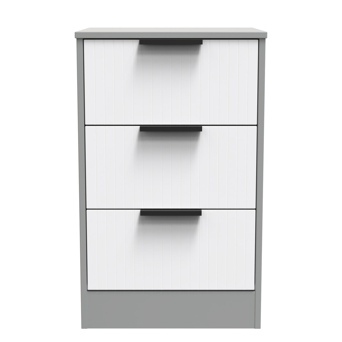 Nashville 3 Drawer Bedside Cabinet