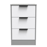 Nashville 3 Drawer Bedside Cabinet