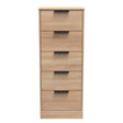 Nashville 5 Drawer Bedside Cabinet