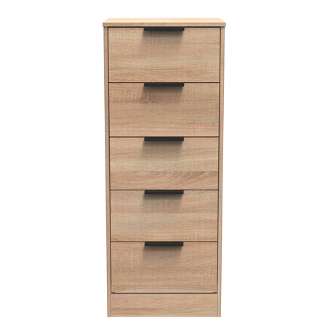 Nashville 5 Drawer Bedside Cabinet