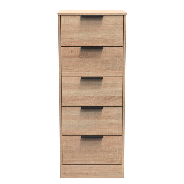 Nashville 5 Drawer Bedside Cabinet