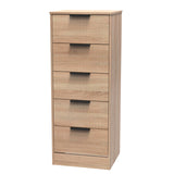Nashville 5 Drawer Bedside Cabinet
