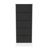 Nashville 5 Drawer Bedside Cabinet