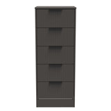 Nashville 5 Drawer Bedside Cabinet