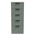 Nashville 5 Drawer Bedside Cabinet