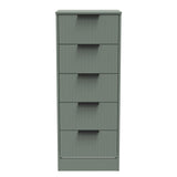 Nashville 5 Drawer Bedside Cabinet