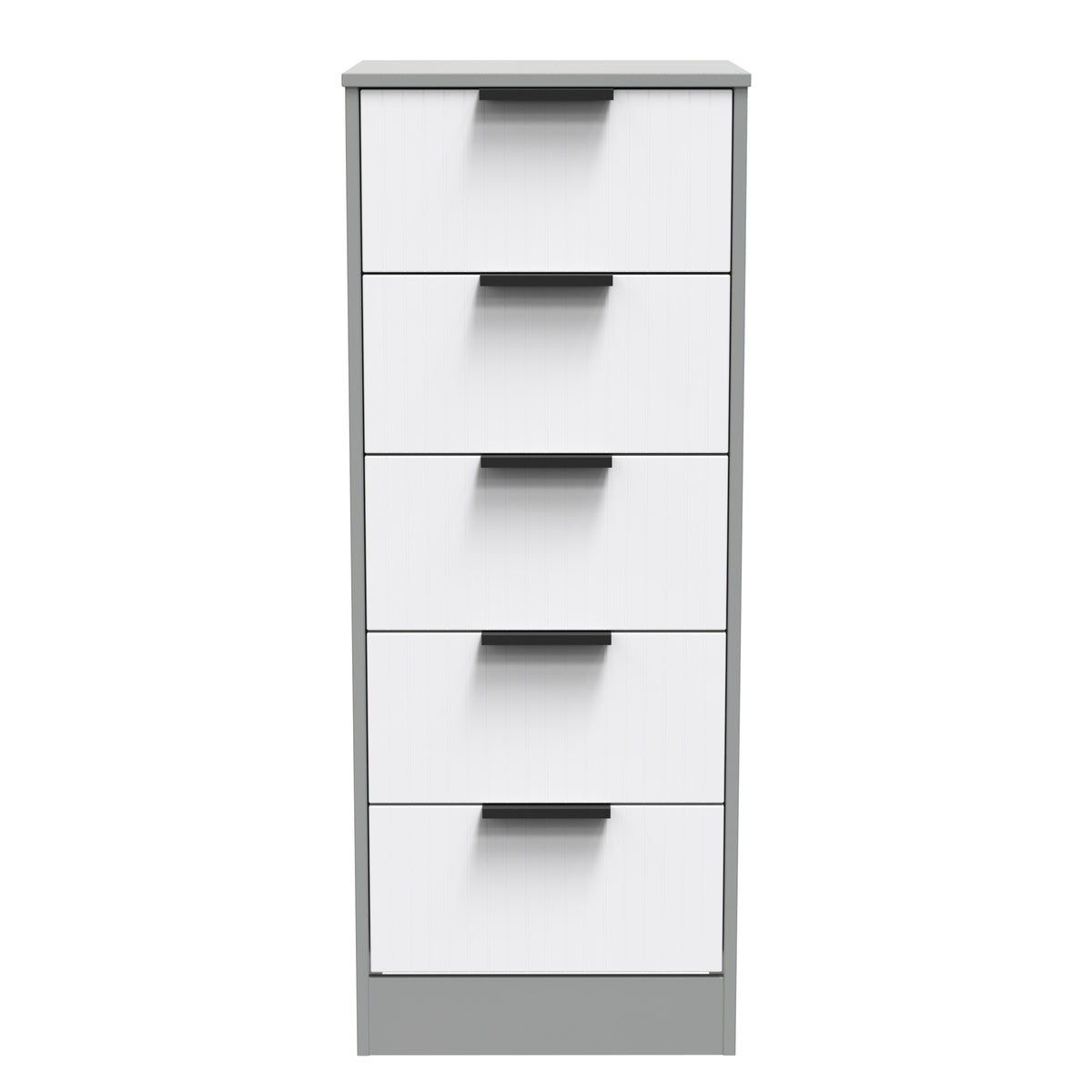 Nashville 5 Drawer Bedside Cabinet