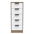 Nashville 5 Drawer Bedside Cabinet