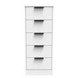 Nashville 5 Drawer Bedside Cabinet
