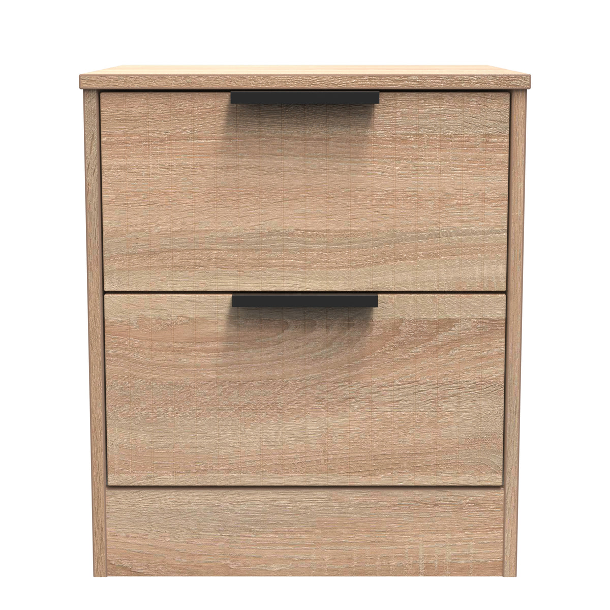 Nashville 2 Drawer Bedside Cabinet