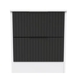 Nashville 2 Drawer Bedside Cabinet