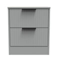 Nashville 2 Drawer Bedside Cabinet