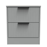 Nashville 2 Drawer Bedside Cabinet