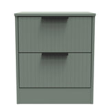Nashville 2 Drawer Bedside Cabinet