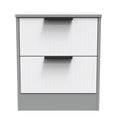 Nashville 2 Drawer Bedside Cabinet