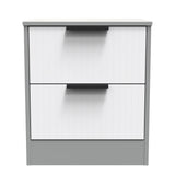 Nashville 2 Drawer Bedside Cabinet