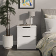 Nashville 2 Drawer Bedside Cabinet