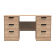Nashville 6 Drawer Kneehole Desk
