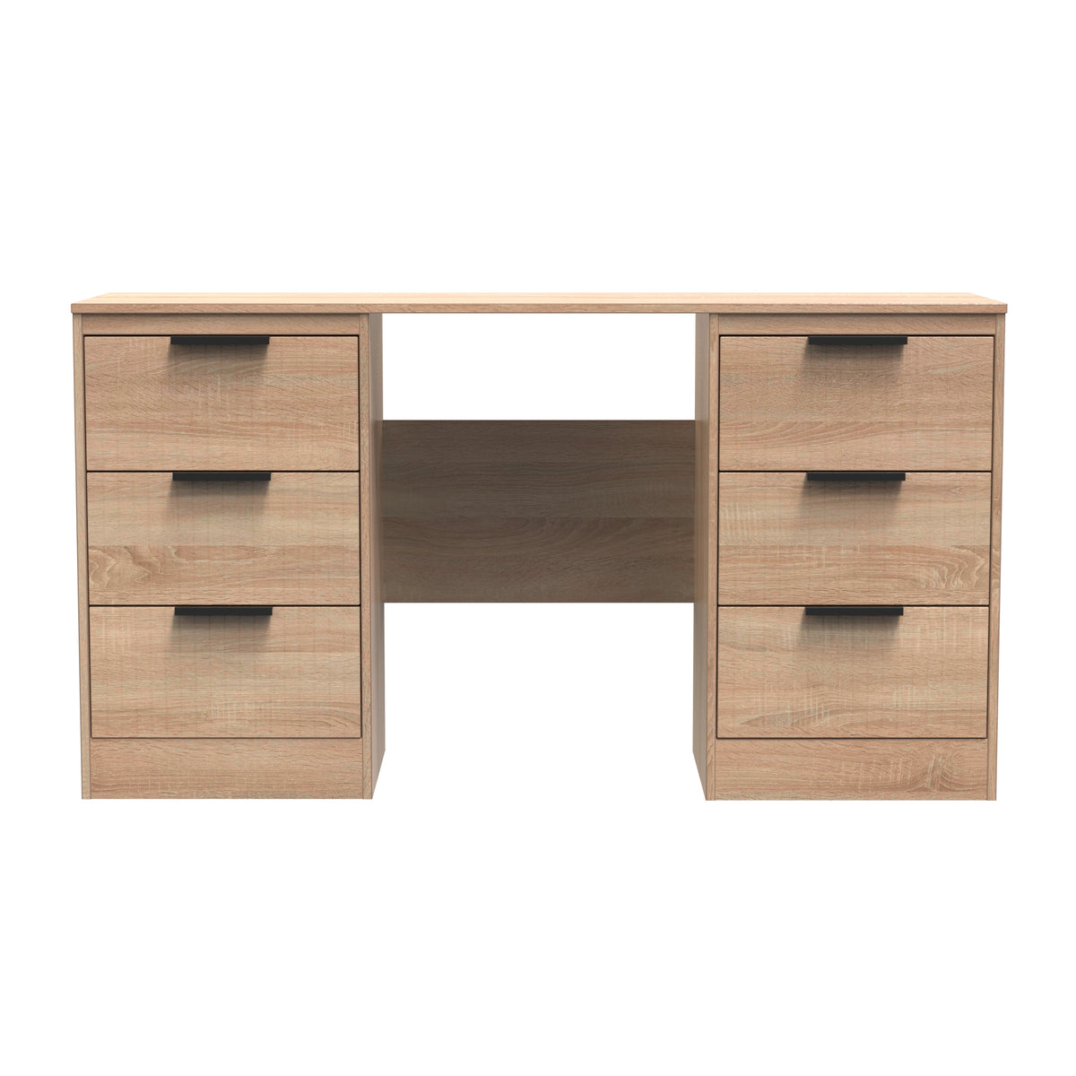 Nashville 6 Drawer Kneehole Desk