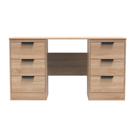 Nashville 6 Drawer Kneehole Desk
