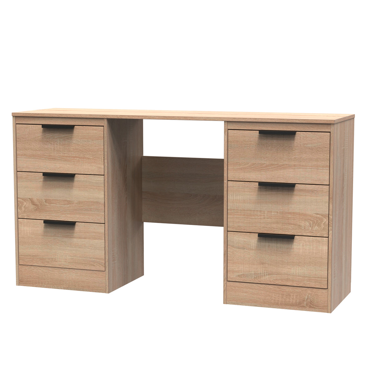 Nashville 6 Drawer Kneehole Desk