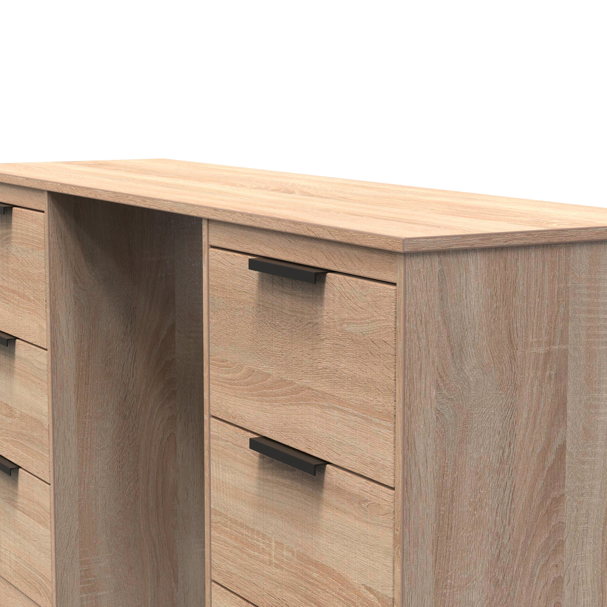 Nashville 6 Drawer Kneehole Desk
