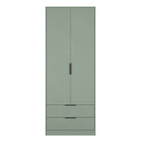 Nashville Tall 2 Drawer Wardrobe