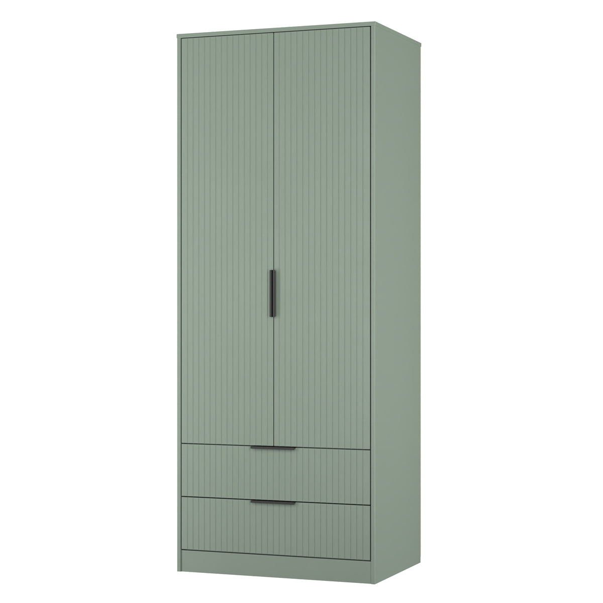 Nashville Tall 2 Drawer Wardrobe