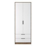 Nashville Tall 2 Drawer Wardrobe