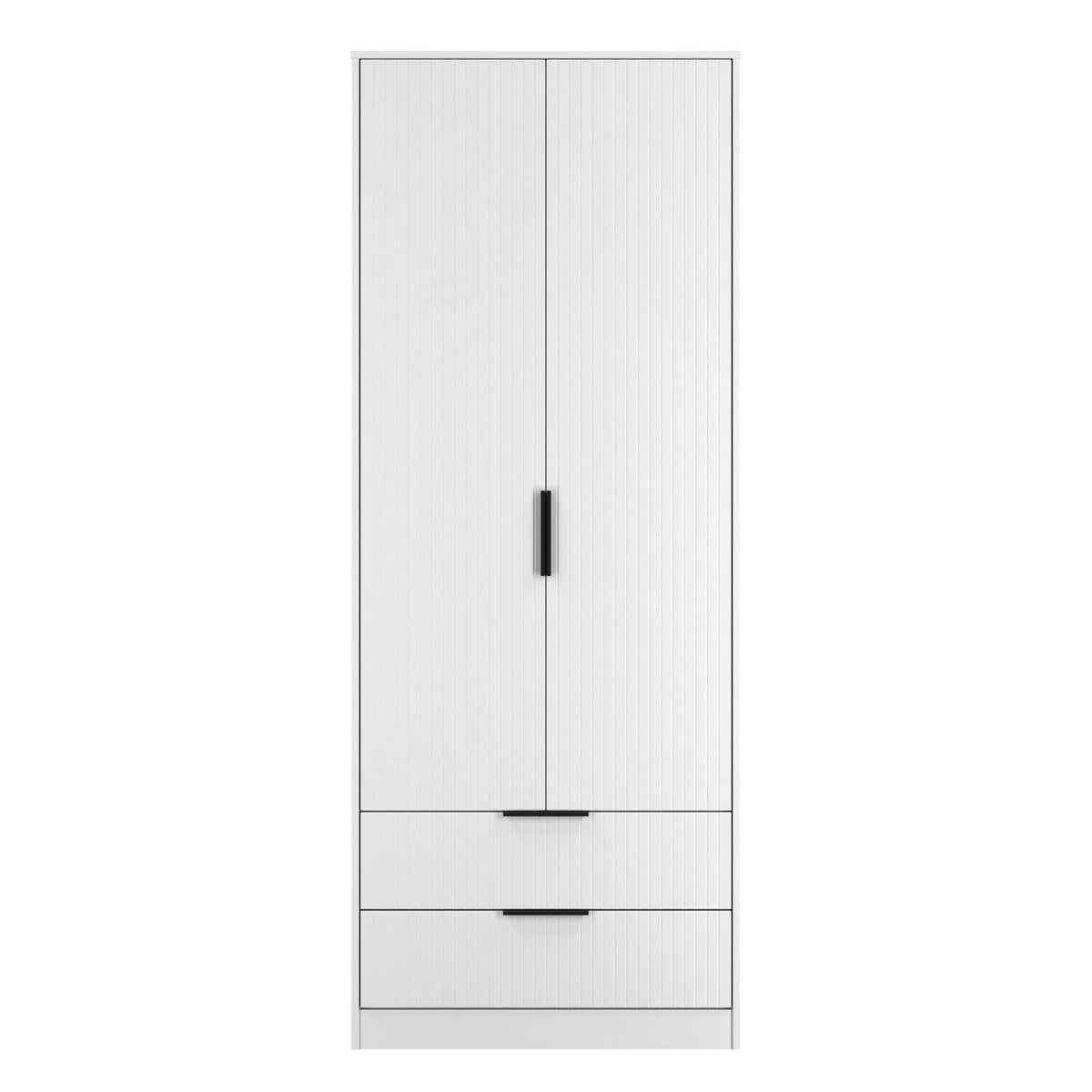 Nashville Tall 2 Drawer Wardrobe