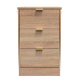 Nashville 3 Drawer Bedside Cabinet