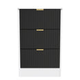 Nashville 3 Drawer Bedside Cabinet