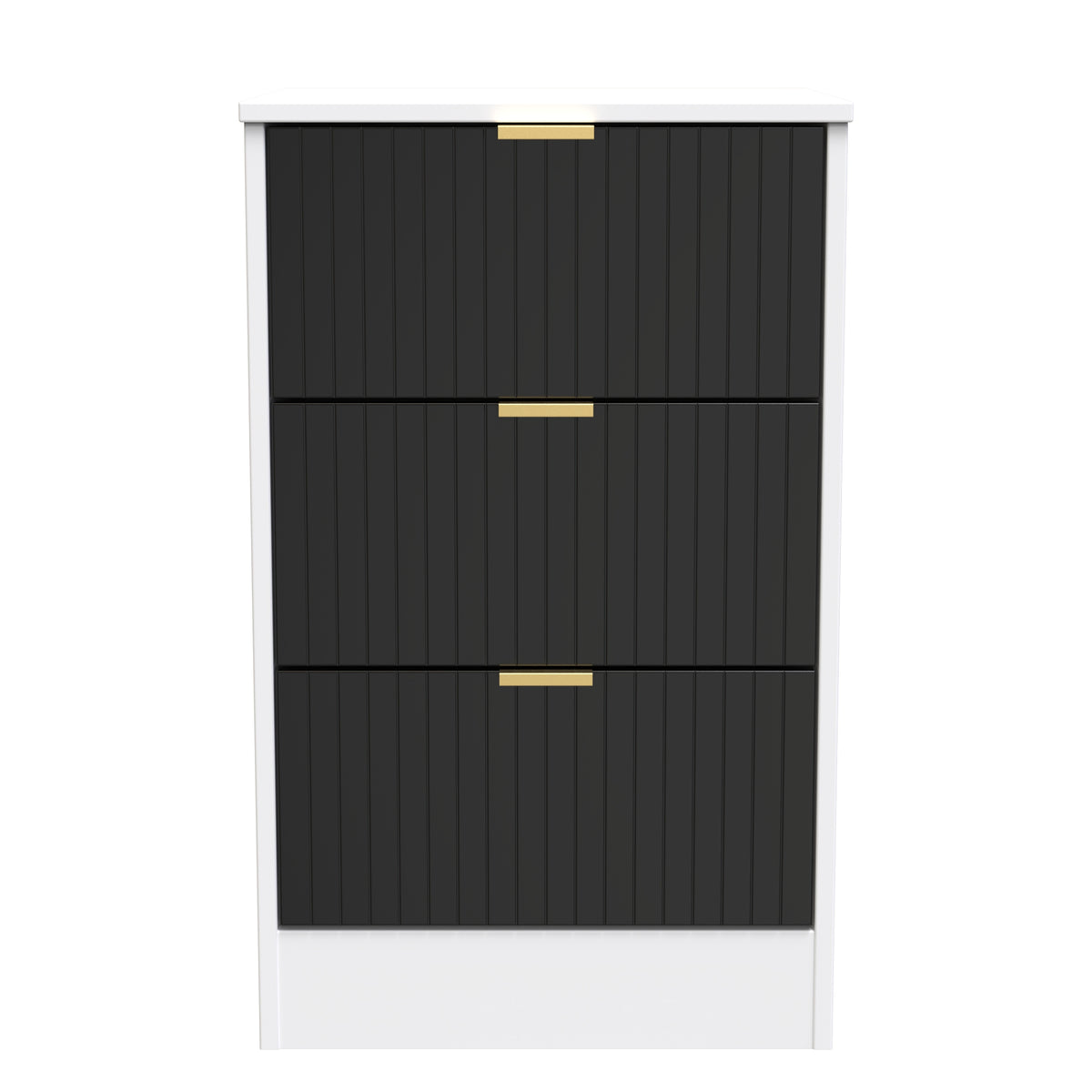 Nashville 3 Drawer Bedside Cabinet