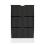 Nashville 3 Drawer Bedside Cabinet