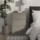 Nashville 3 Drawer Bedside Cabinet
