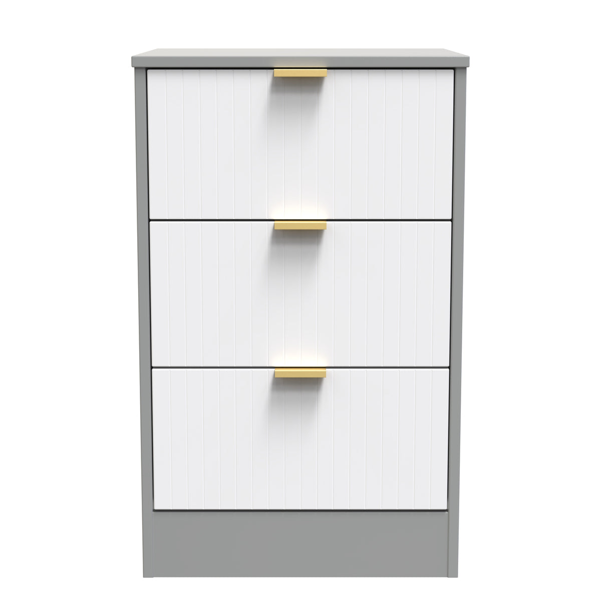 Nashville 3 Drawer Bedside Cabinet