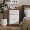 Nashville 3 Drawer Bedside Cabinet