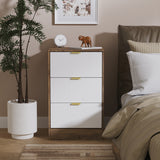 Nashville 3 Drawer Bedside Cabinet