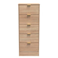 Nashville 5 Drawer Bedside Cabinet