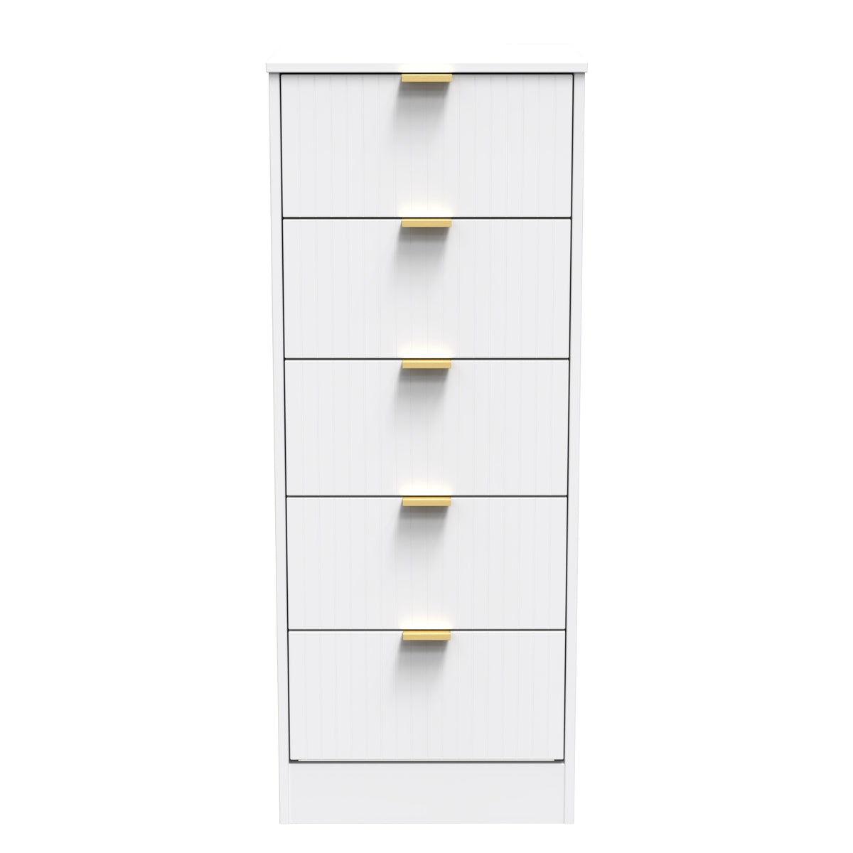 Nashville 5 Drawer Bedside Cabinet