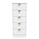 Nashville 5 Drawer Bedside Cabinet