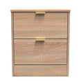 Nashville 2 Drawer Bedside Cabinet