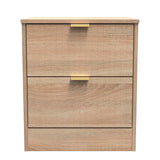 Nashville 2 Drawer Bedside Cabinet