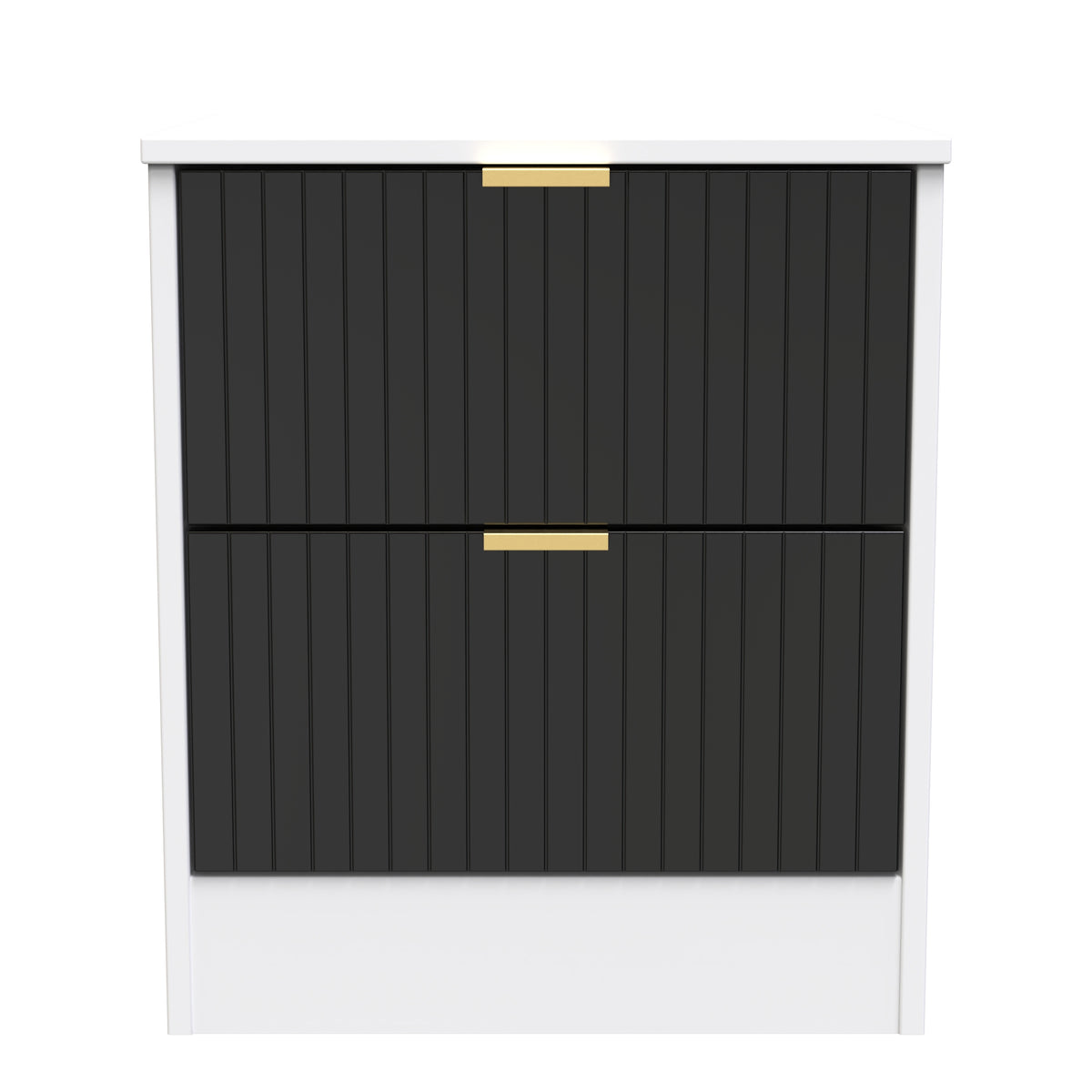 Nashville 2 Drawer Bedside Cabinet