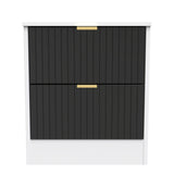 Nashville 2 Drawer Bedside Cabinet