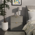 Nashville 2 Drawer Bedside Cabinet